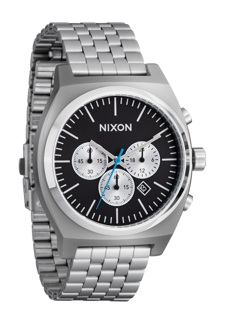 Time Teller Chrono Watch | Chrome / Black / Chrome Sunray Time Teller Chrono Watch | Chrome / Black / Chrome Sunray
