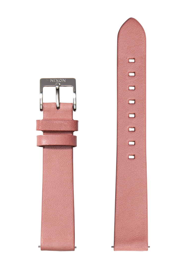 16mm Veg Tanned Leather Band - Dusty Rose