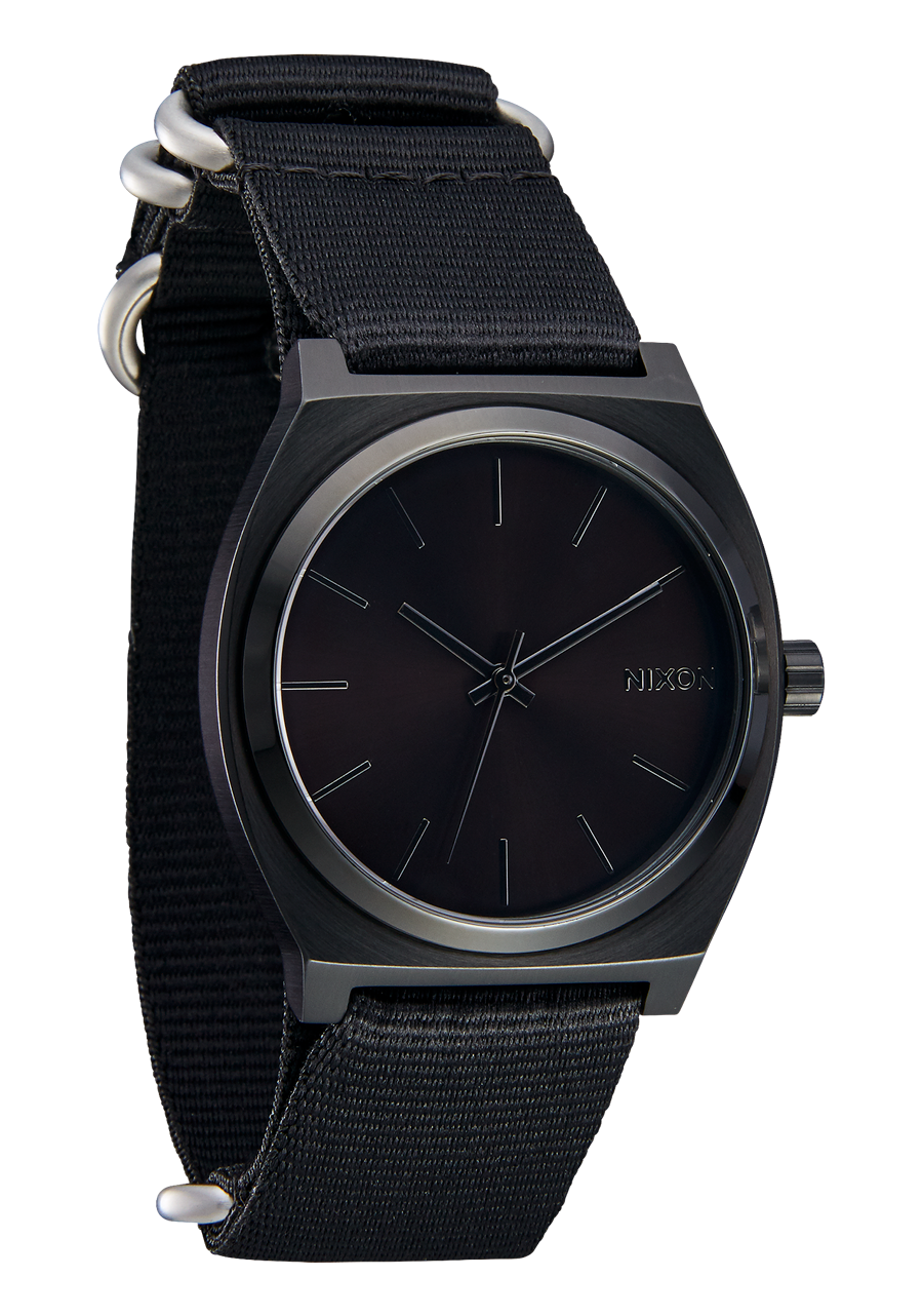 20mm Nylon #TIDE One Piece Band - Black View 4