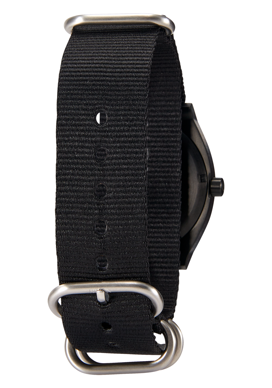 20mm Nylon #TIDE One Piece Band - Black View 5