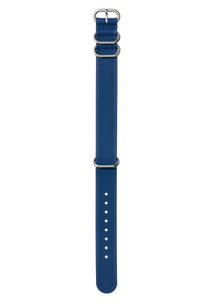 20mm FKM Rubber One Piece Band Navy Blue – Nixon US