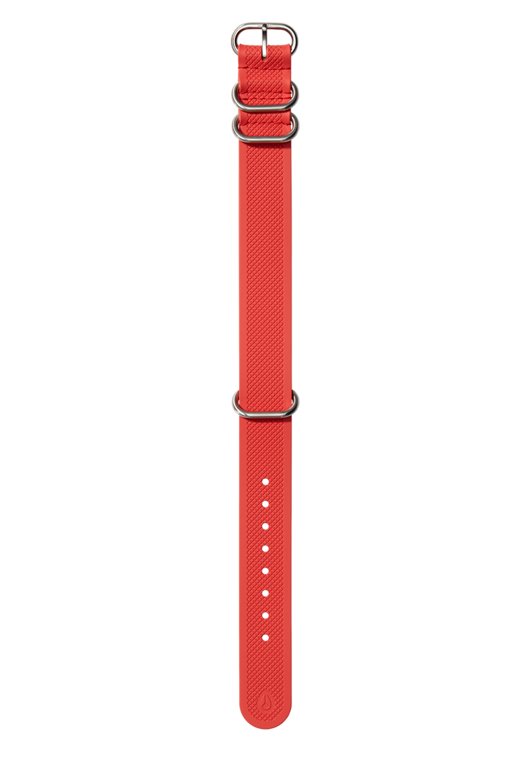 20mm FKM Rubber One Piece Band - Fire