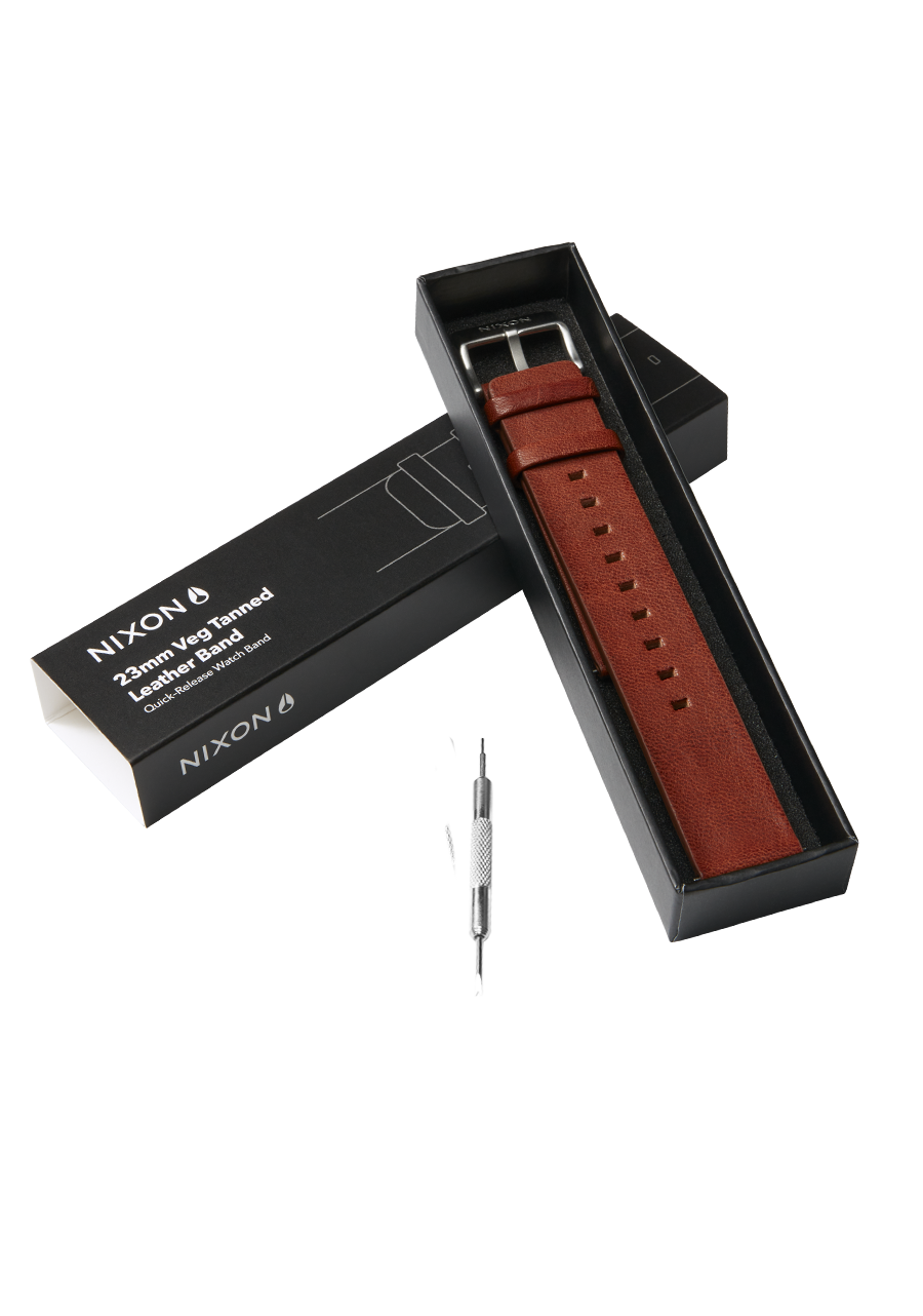 23mm Vegetable Tanned Leather Band | Cognac – Nixon US 23mm Vegetable Tanned Leather Band | Cognac – Nixon US