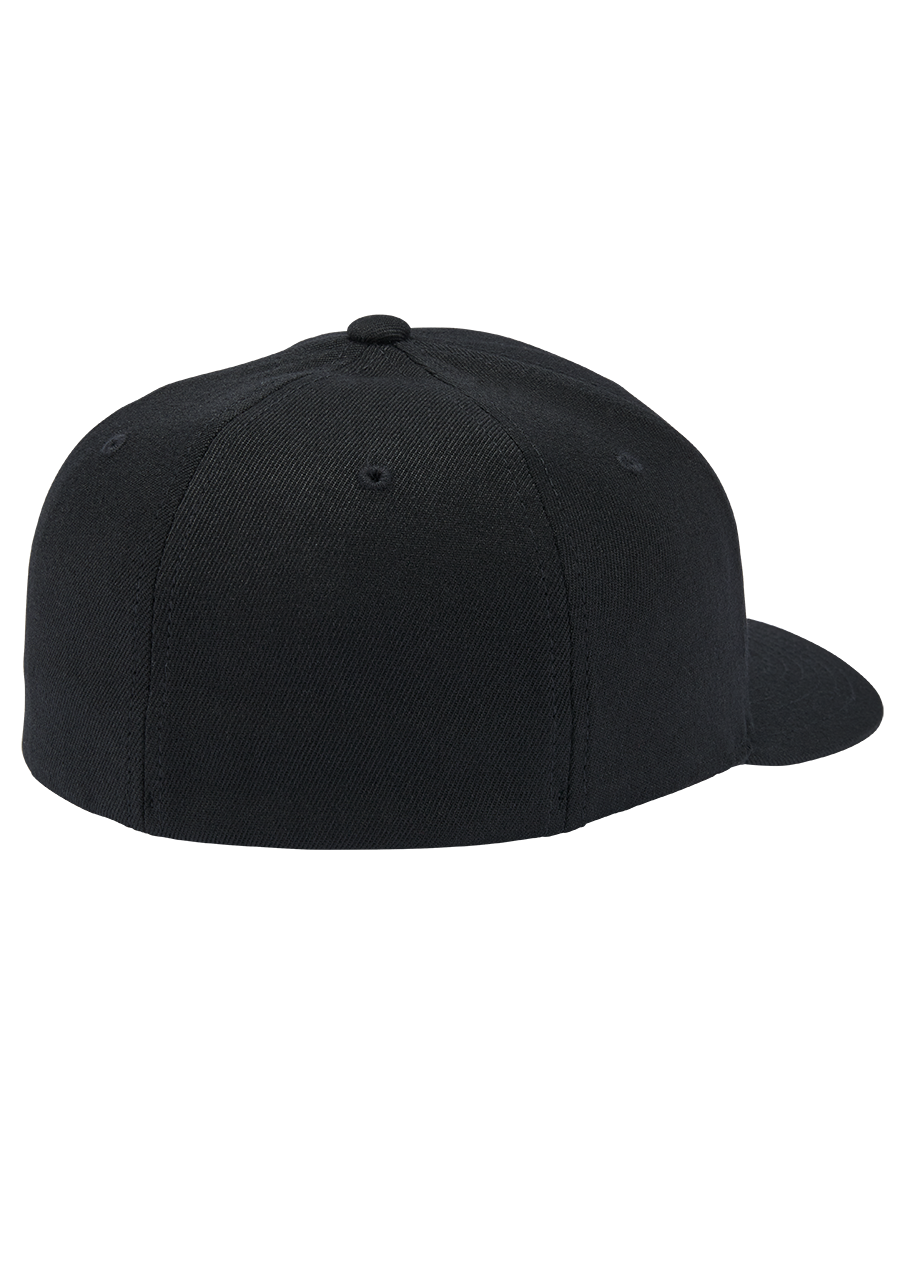 Deep Down Flexfit Athletic Fit Hat - Black / Red View 2