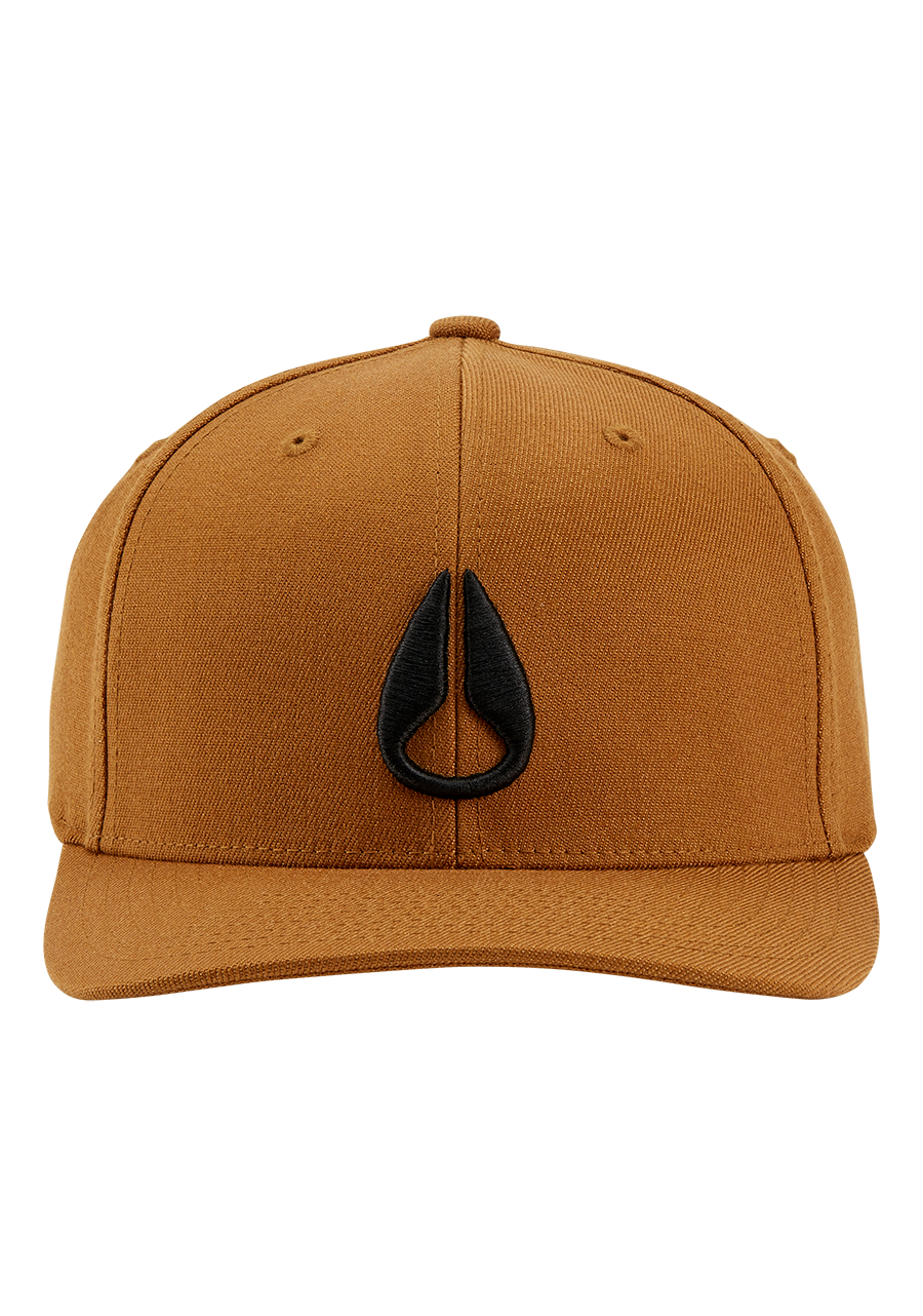 Deep Down Flexfit Athletic Fit Hat | Brown / Black – Nixon US | Flex Caps