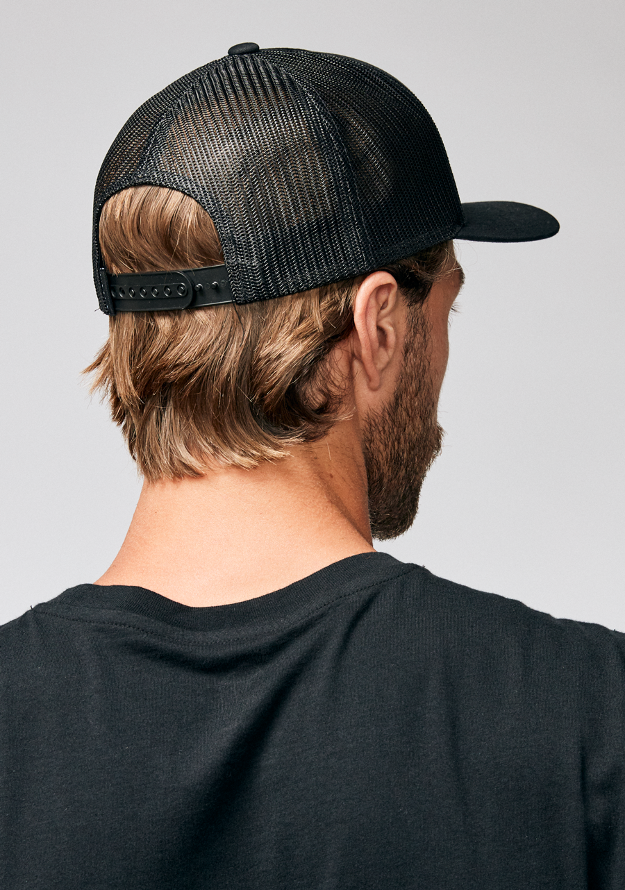 Iconed Trucker Hat  Black / Black – Nixon US