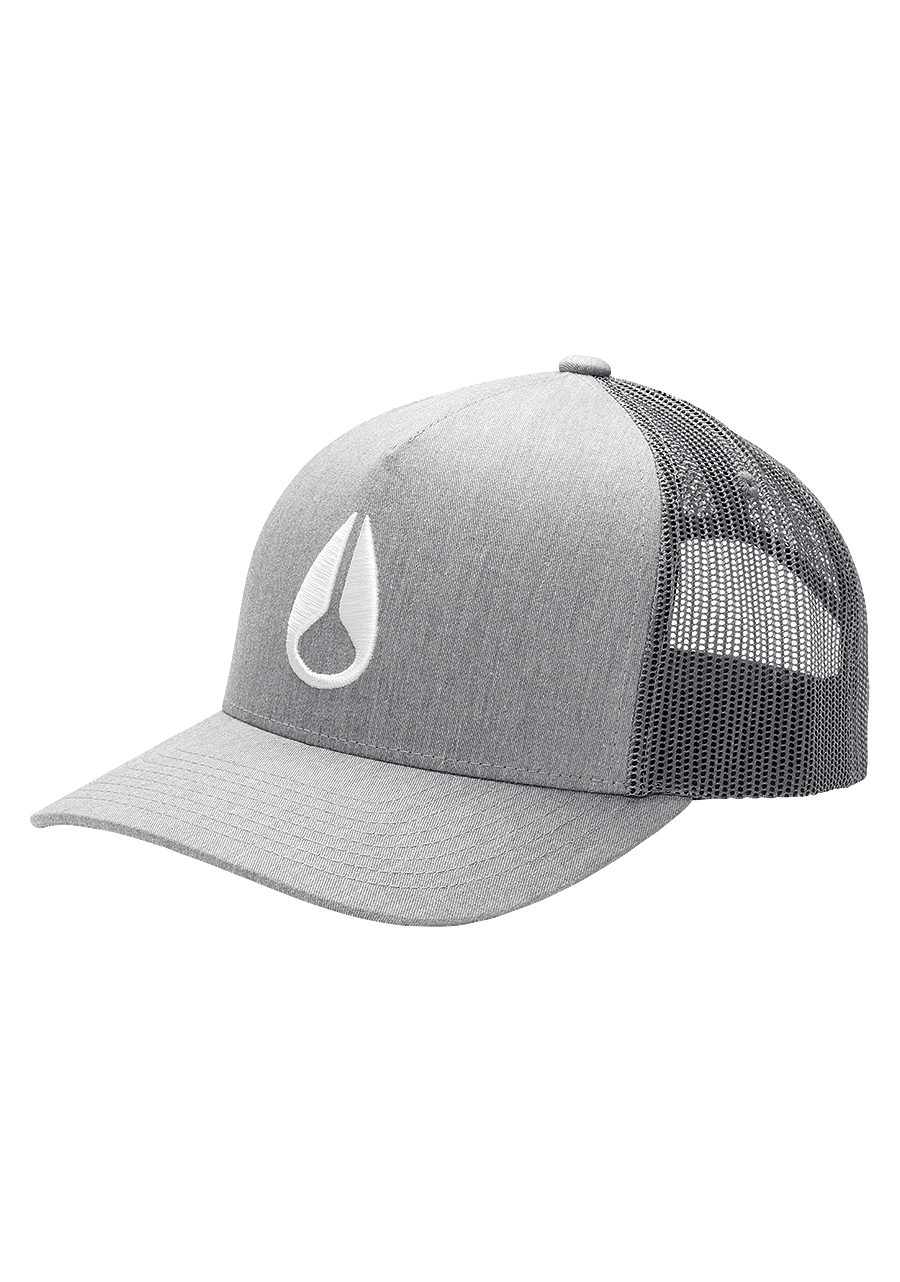 Iconed Trucker Hat - Heather Gray View 1