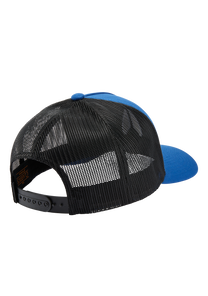 Iconed Trucker Hat - Royal / Black View 2