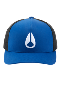 Iconed Trucker Hat - Royal / Black View 3