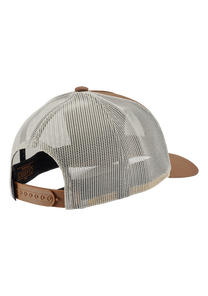 Iconed Trucker Hat - Brown / Off White View 2