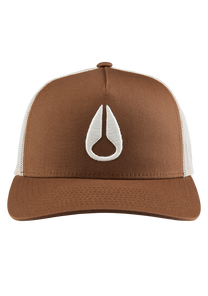 Iconed Trucker Hat - Brown / Off White View 3