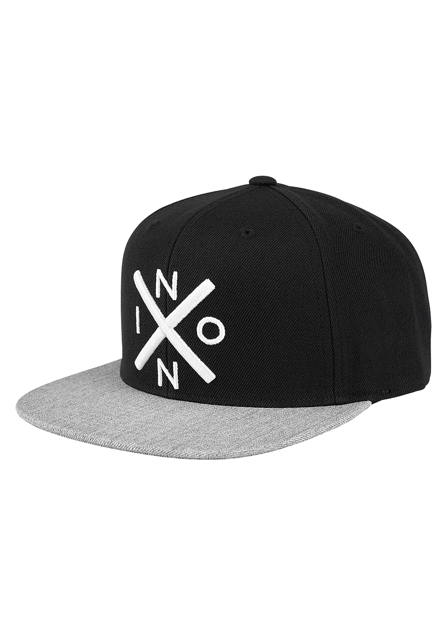 Exchange Snapback Hat - Black / Heather Gray View 1