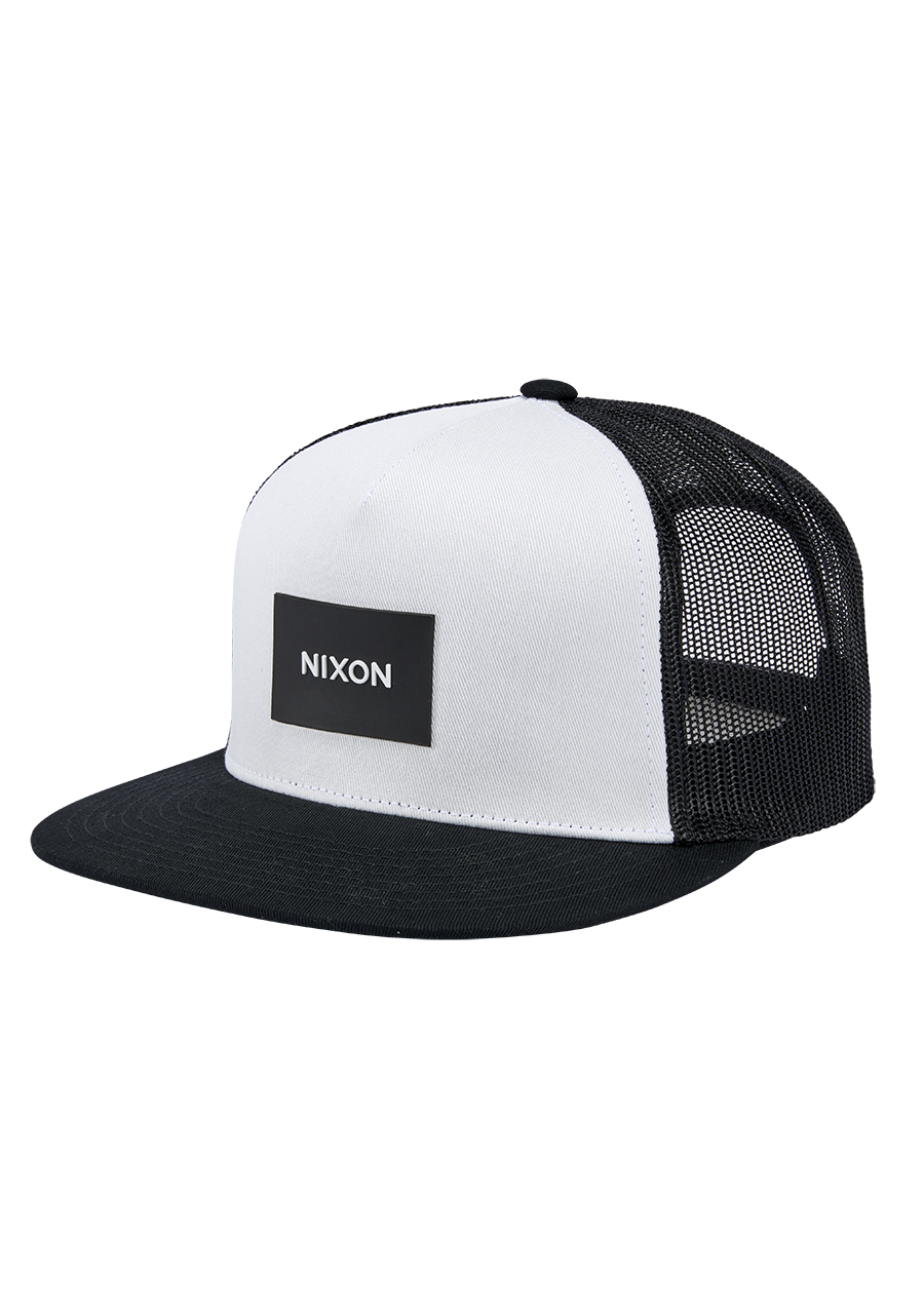 Team Trucker Hat White Black Black Nixon US