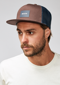 Team Trucker Hat - Navy / Brown View 6