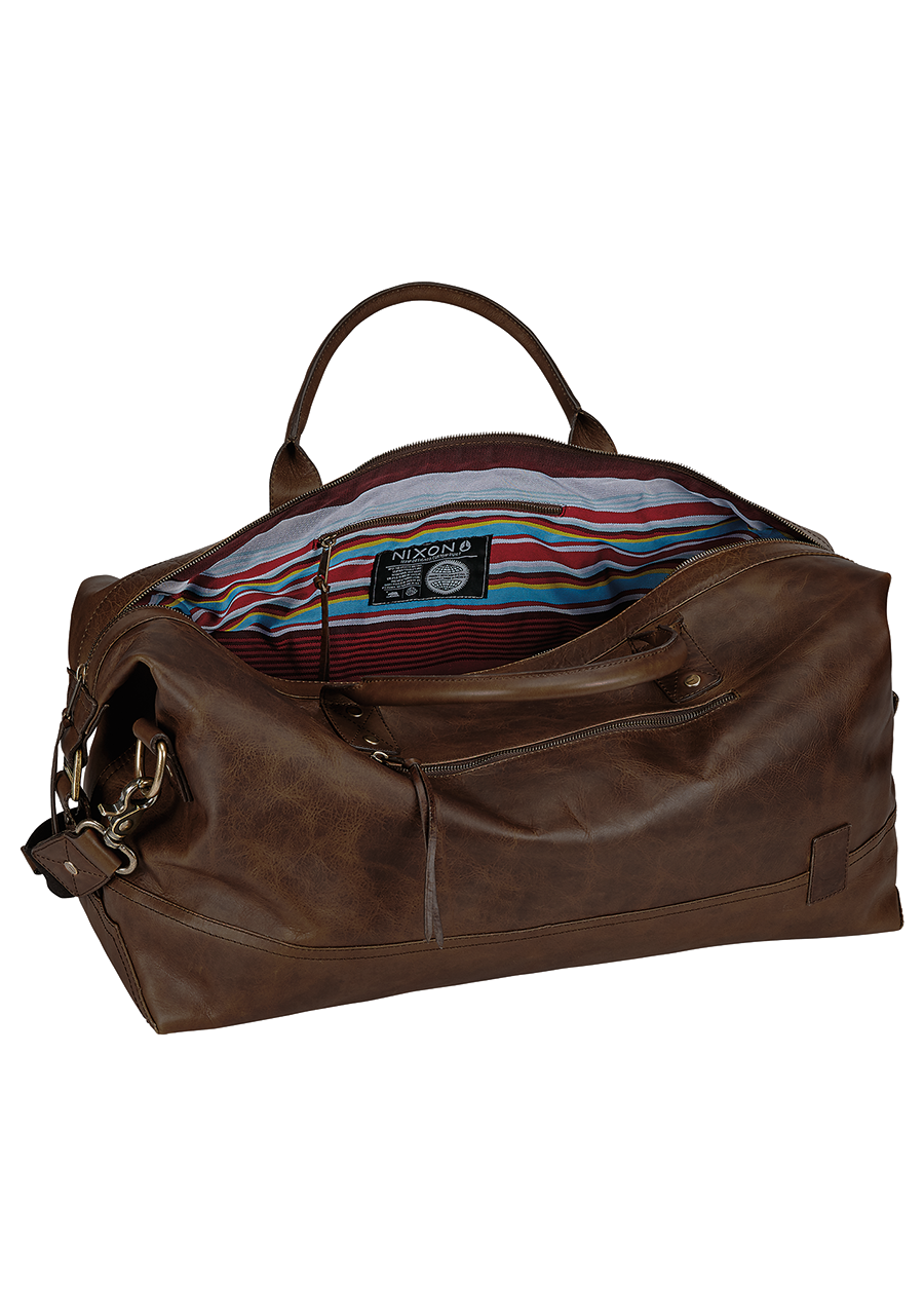Desperado Duffle II | Brown / Black | Leather Luxury Bag – Nixon US Desperado Duffle II | Brown / Black | Leather Luxury Bag – Nixon US
