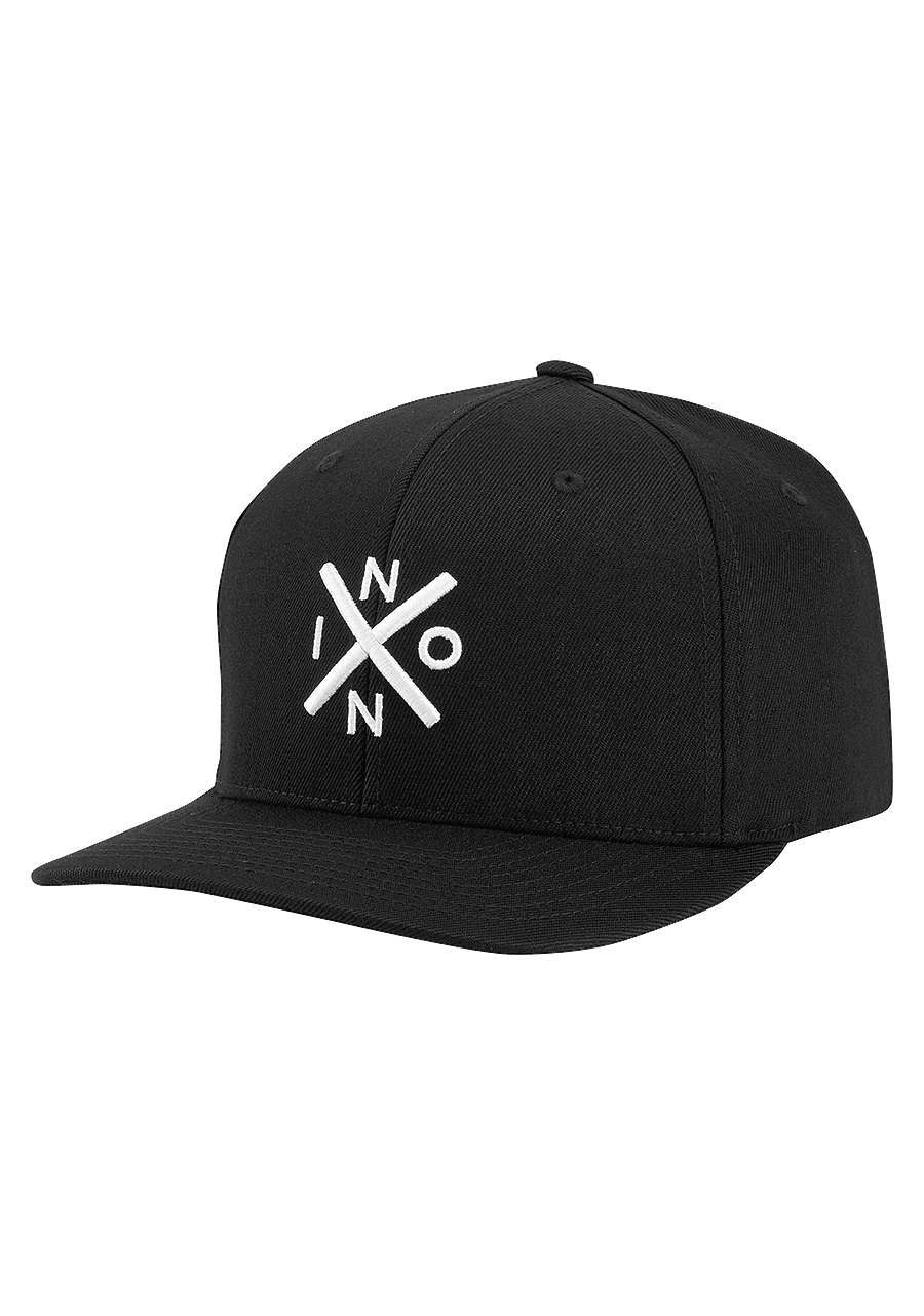 Exchange Flexfit Hat - Black / White View 1