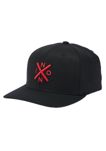 Exchange Flexfit Hat - Black / Red View 1