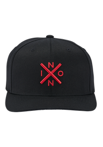 Exchange Flexfit Hat - Black / Red View 3