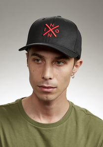 Exchange Flexfit Hat - Black / Red View 5