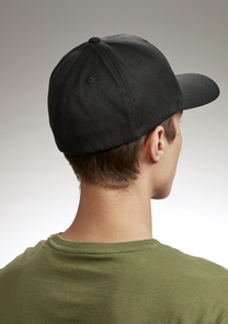 Exchange Flexfit Hat - Black / Red View 6