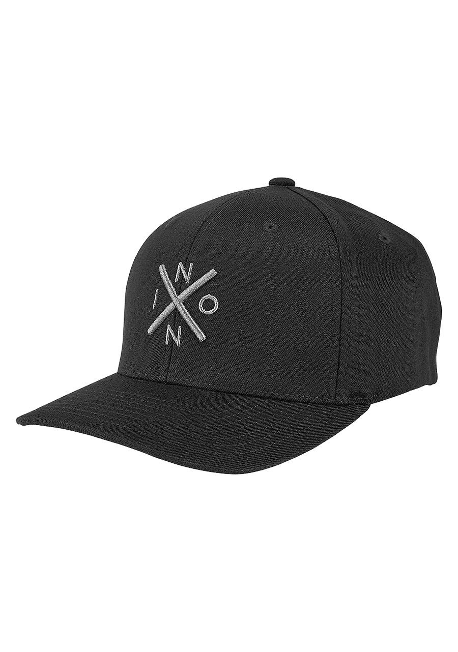 Exchange Flexfit Hat | Black / Charcoal – Nixon US