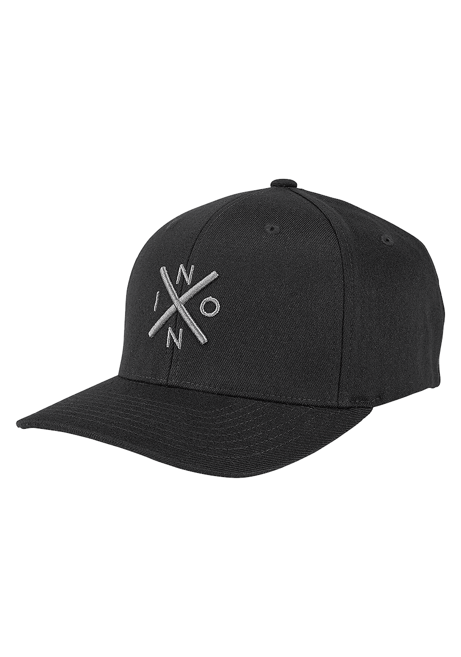 Exchange Flexfit Hat Black Charcoal Nixon US