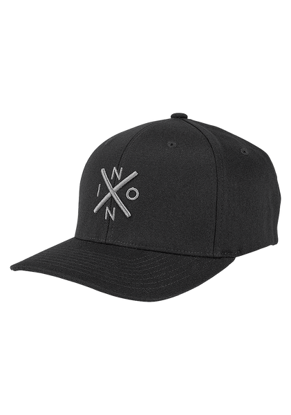 Exchange Flexfit Hat | Black / Charcoal – Nixon US