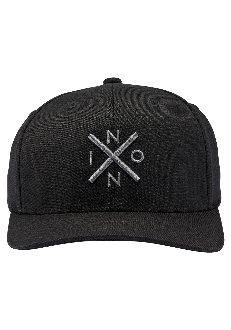 Exchange Flexfit Hat | Black / Charcoal – Nixon US | 