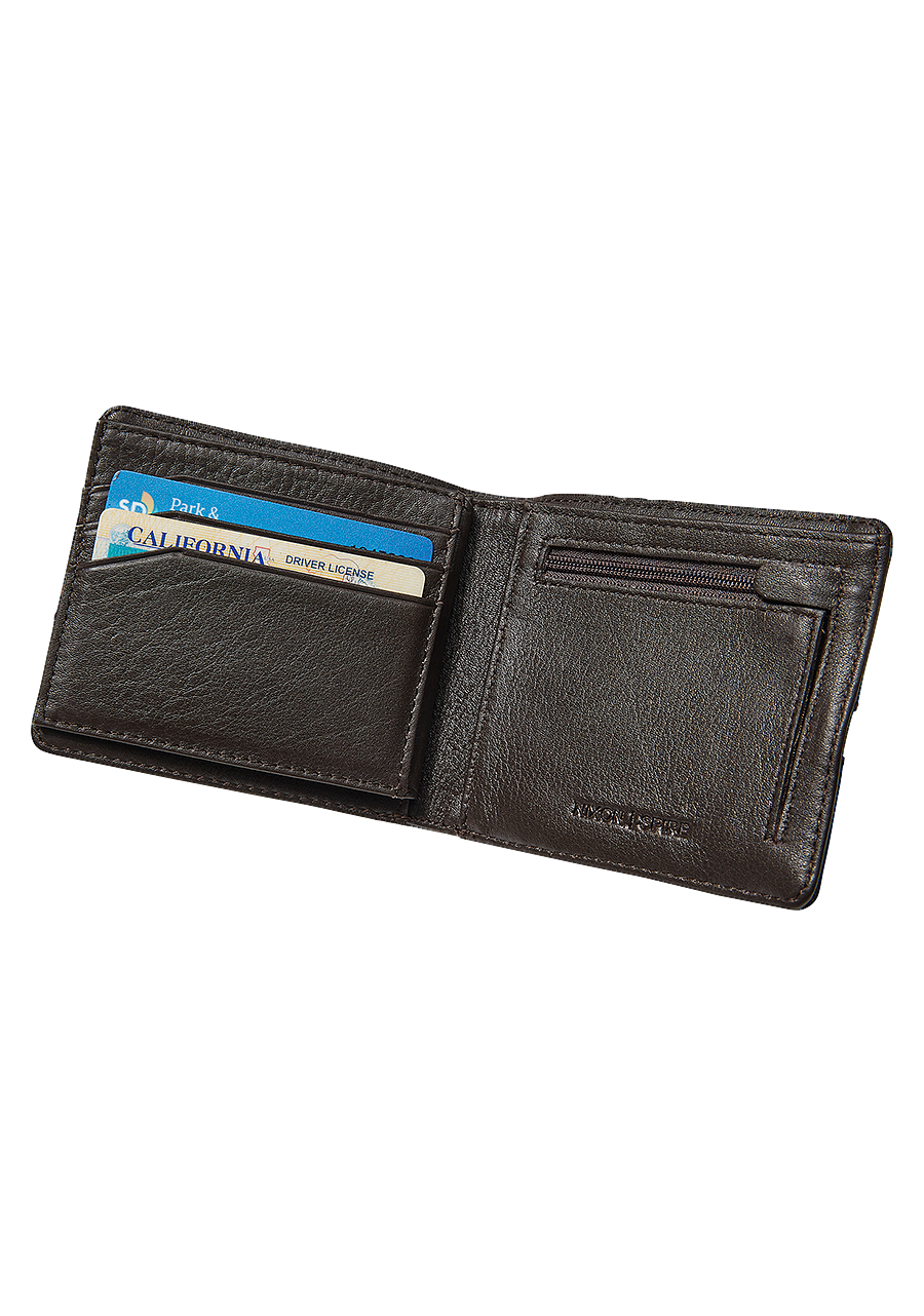 Spire II Bi-Fold Wallet - Brown View 3