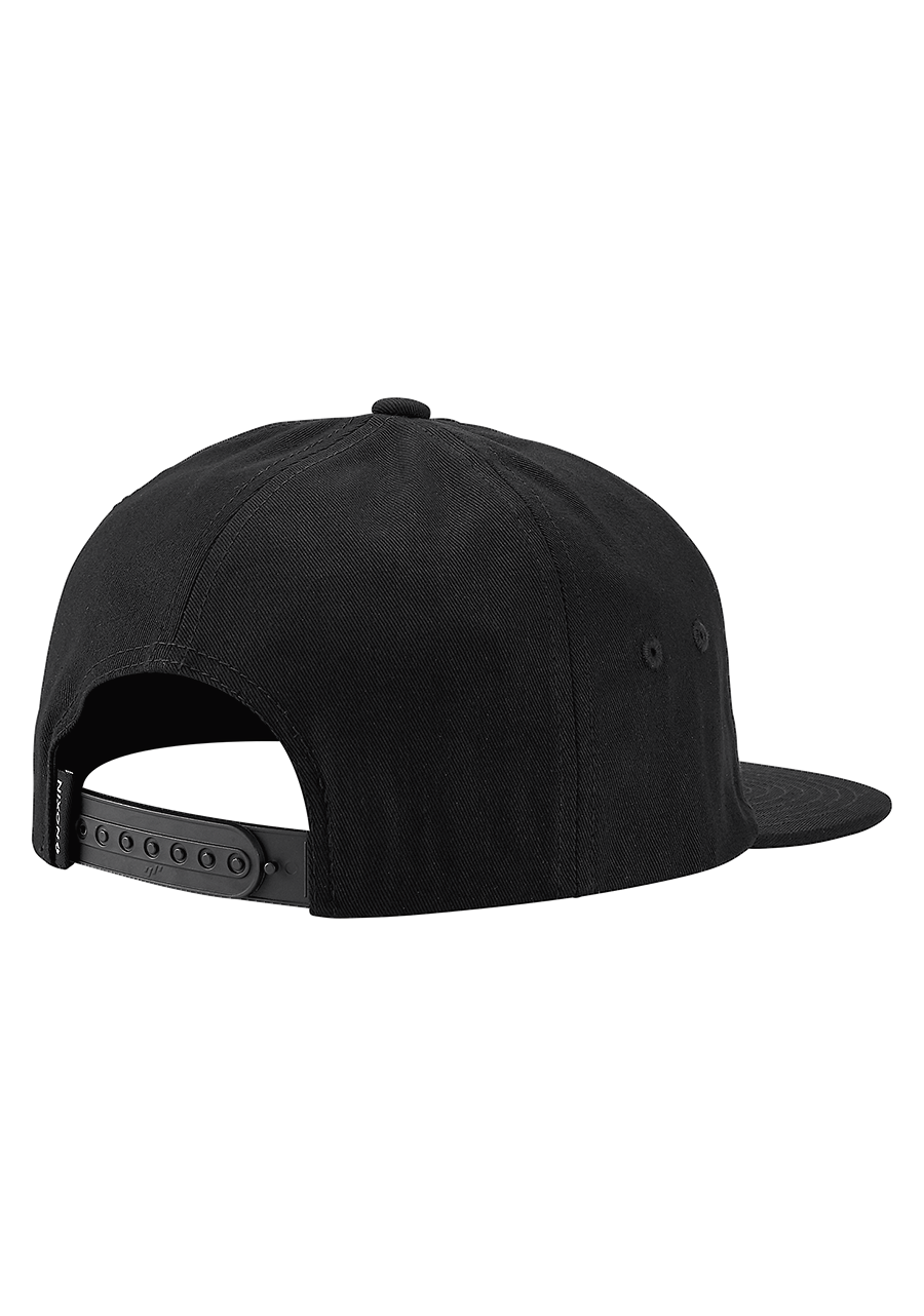 Yorker Snapback Hat - Black View 2