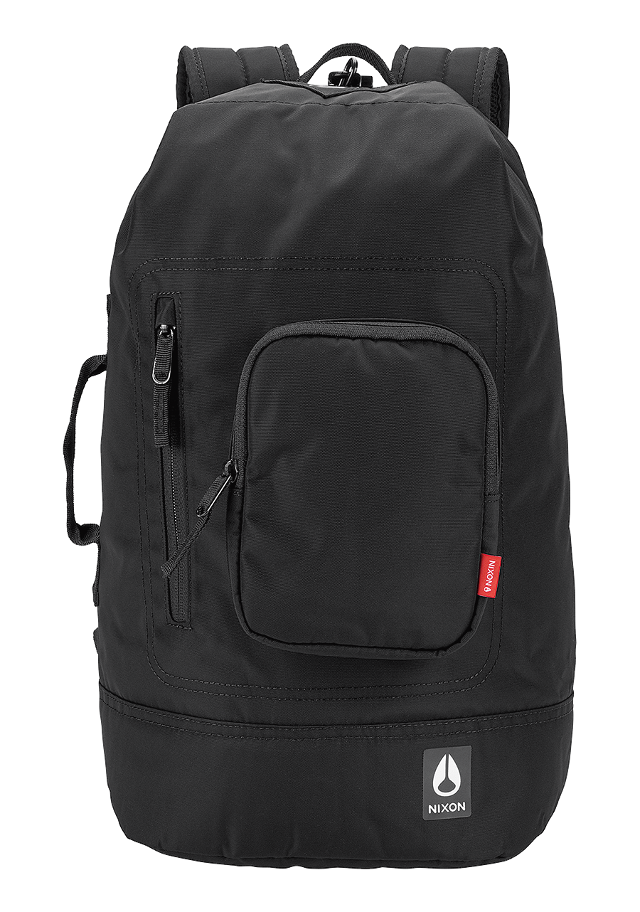 Origami Backpack - All Black Nylon View 1