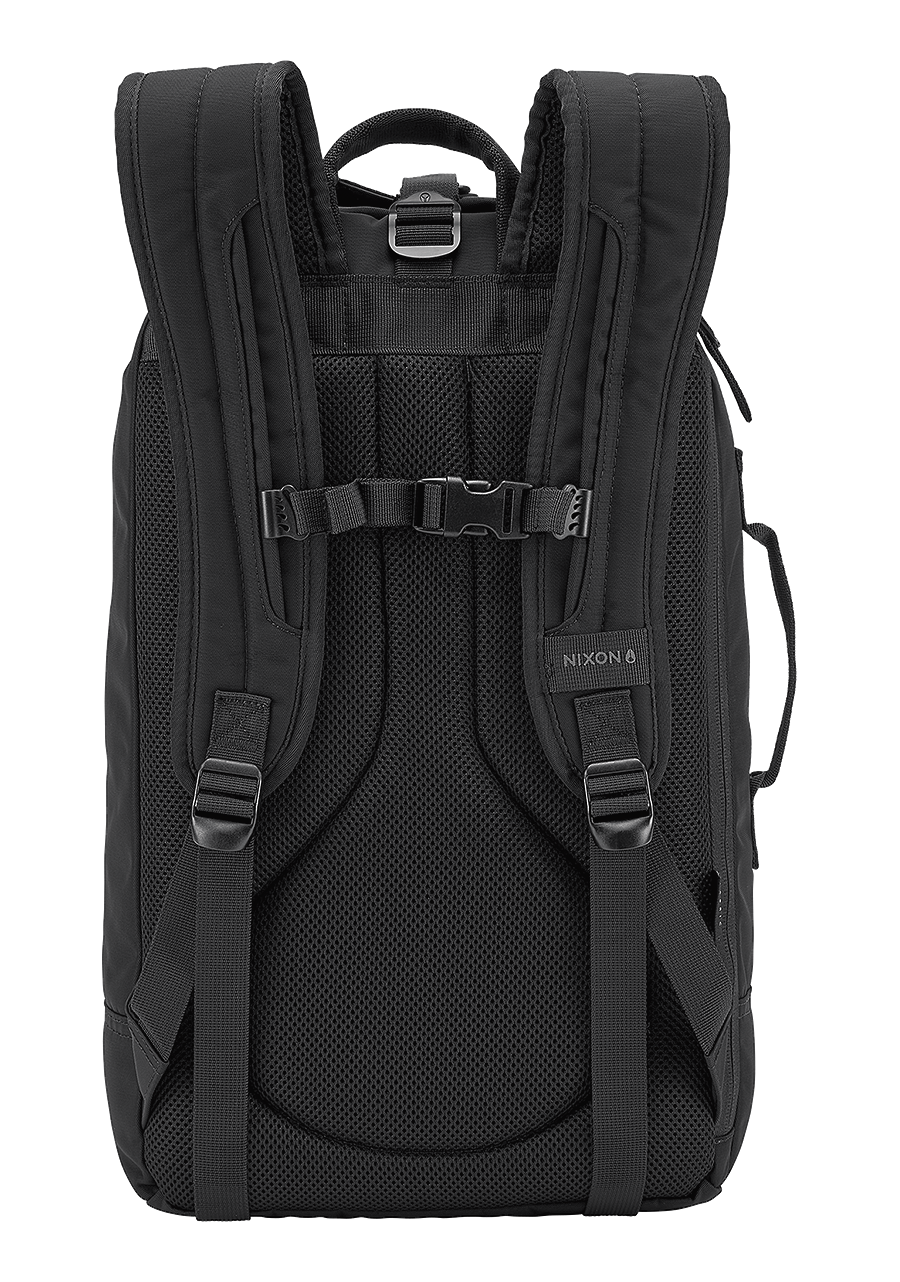 Origami Backpack - All Black Nylon View 2