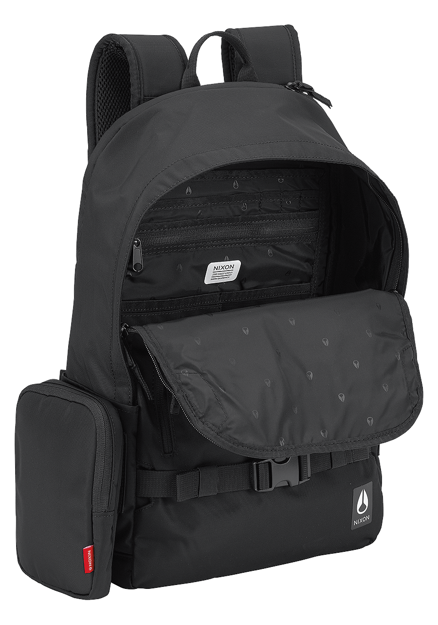 Smith Backpack - All Black Nylon View 3