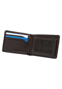 Pass Vegan Leather Wallet - Brown View 2