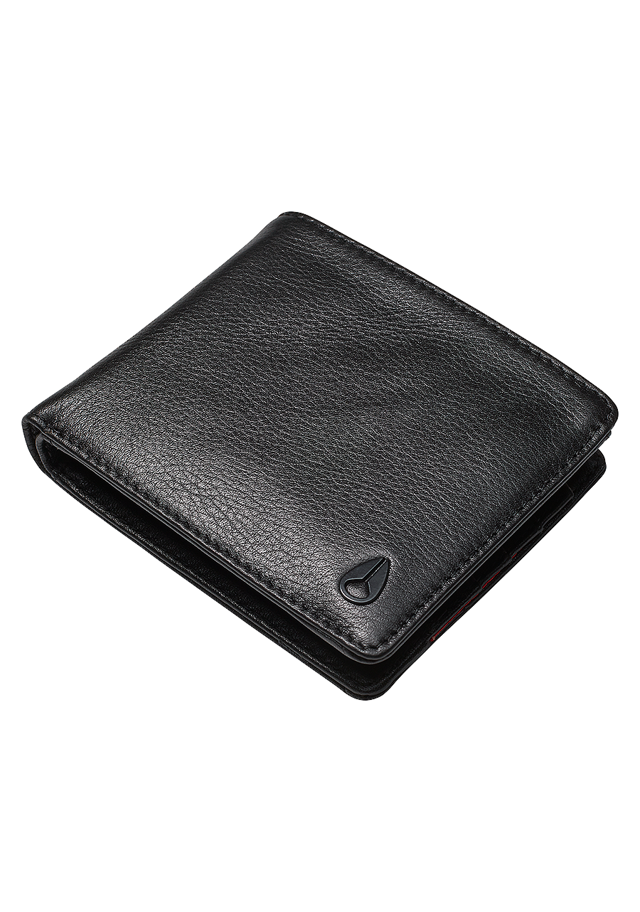 Pass Leather Coin Wallet - Black View 1