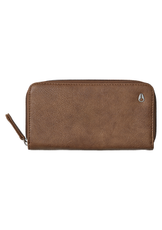 Tree Hugger Veg.Leather Large Wallet - Brown Wash