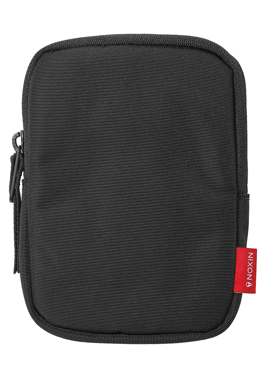 Plush Lined Utility Pod - All Black Nylon View 1