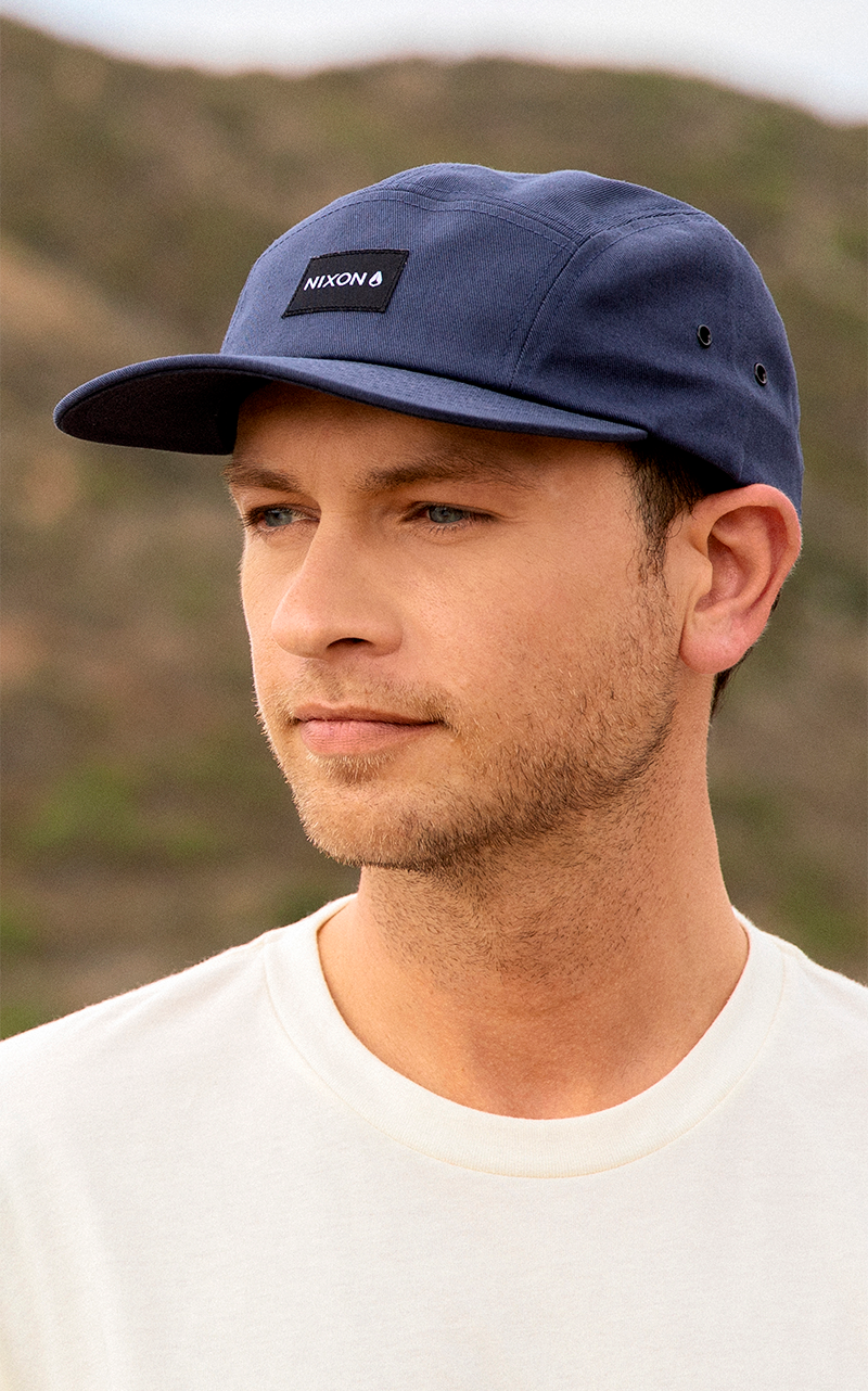 Mikey Panel Hat Navy – Nixon US - Main Image