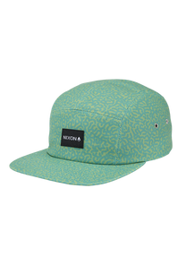 Mikey 5 Panel Hat - Squigg / Green View 1