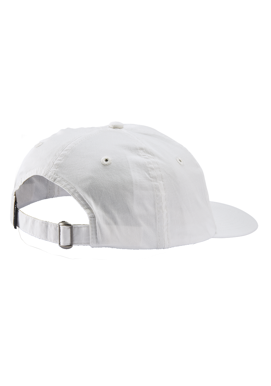 Agent Strapback Hat - White / Black View 2
