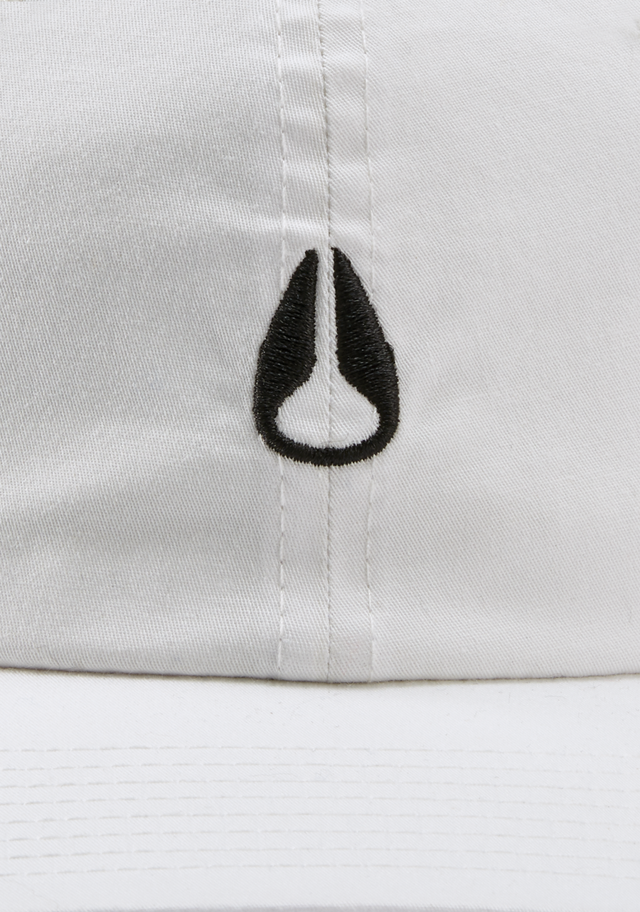 Agent Strapback Hat - White / Black View 4