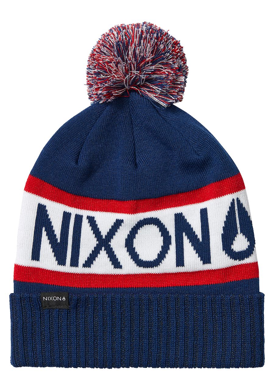 Teamster Beanie - Navy / White View 1