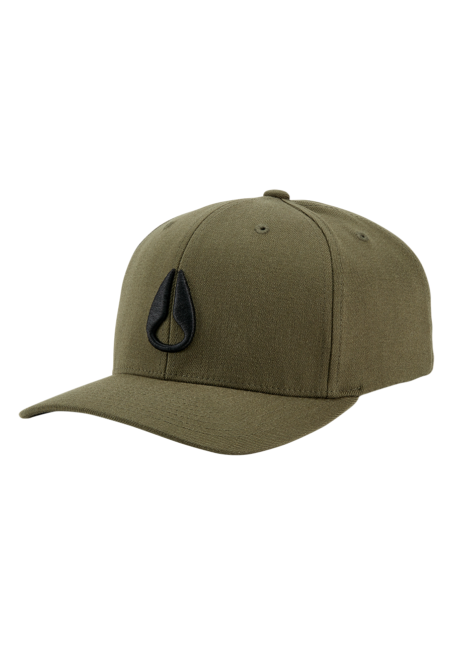 Deep Down Snapback - Olive View 1