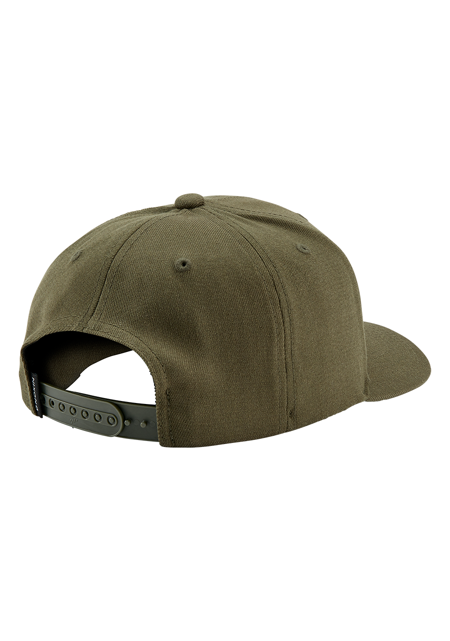 Deep Down Snapback - Olive View 2