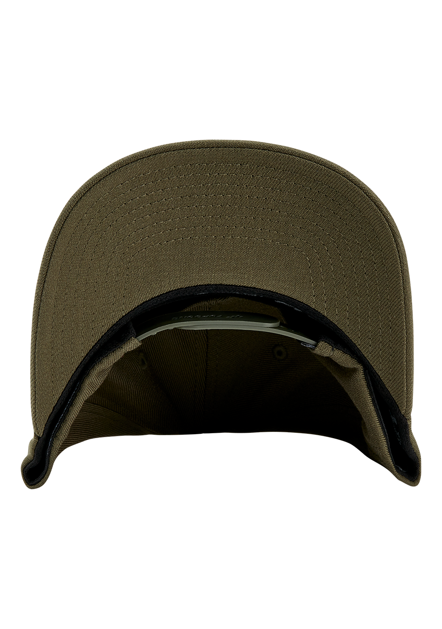 Deep Down Snapback - Olive View 4