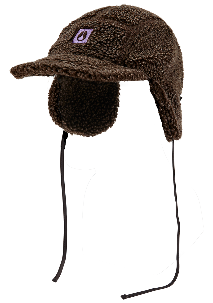 Babs Earflap Cap - Charcoal View 1