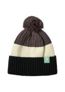 Schrader Pom Beanie - Gray / Black View 1