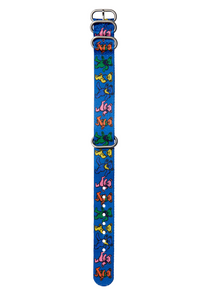 Grateful Dead 20mm Recycled NATO Band - Blue / Dancing Bears View 2
