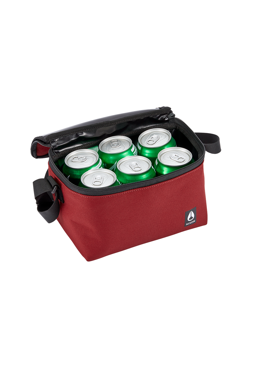 Siesta Cooler Bag - Maroon View 4