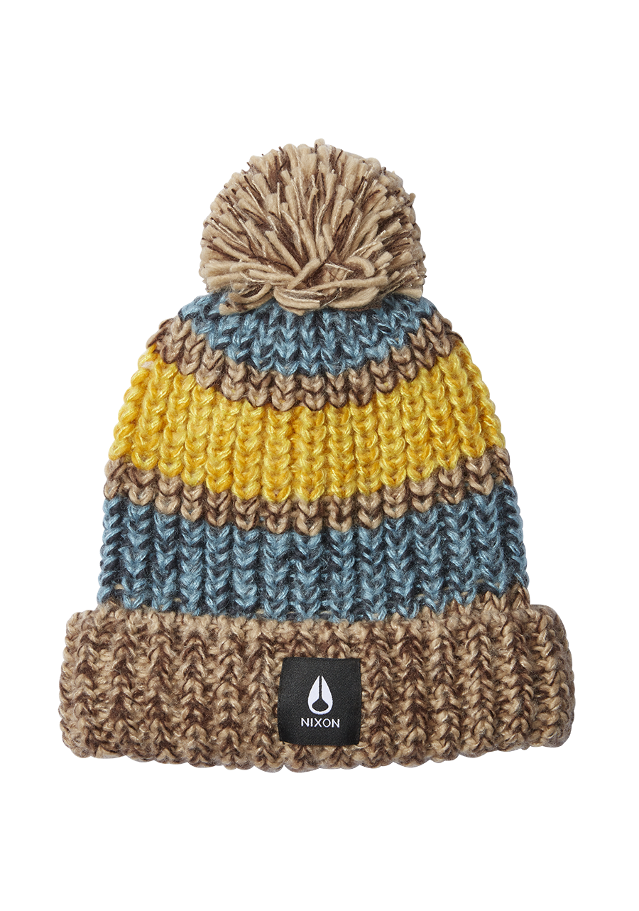 Nelson - Oat / Navy / Yellow View 1